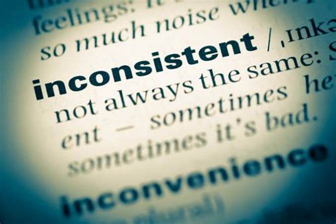 Inconsistent - My Oversights